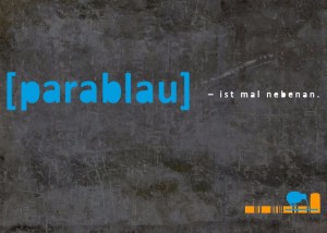 parablau ist mal nebenan